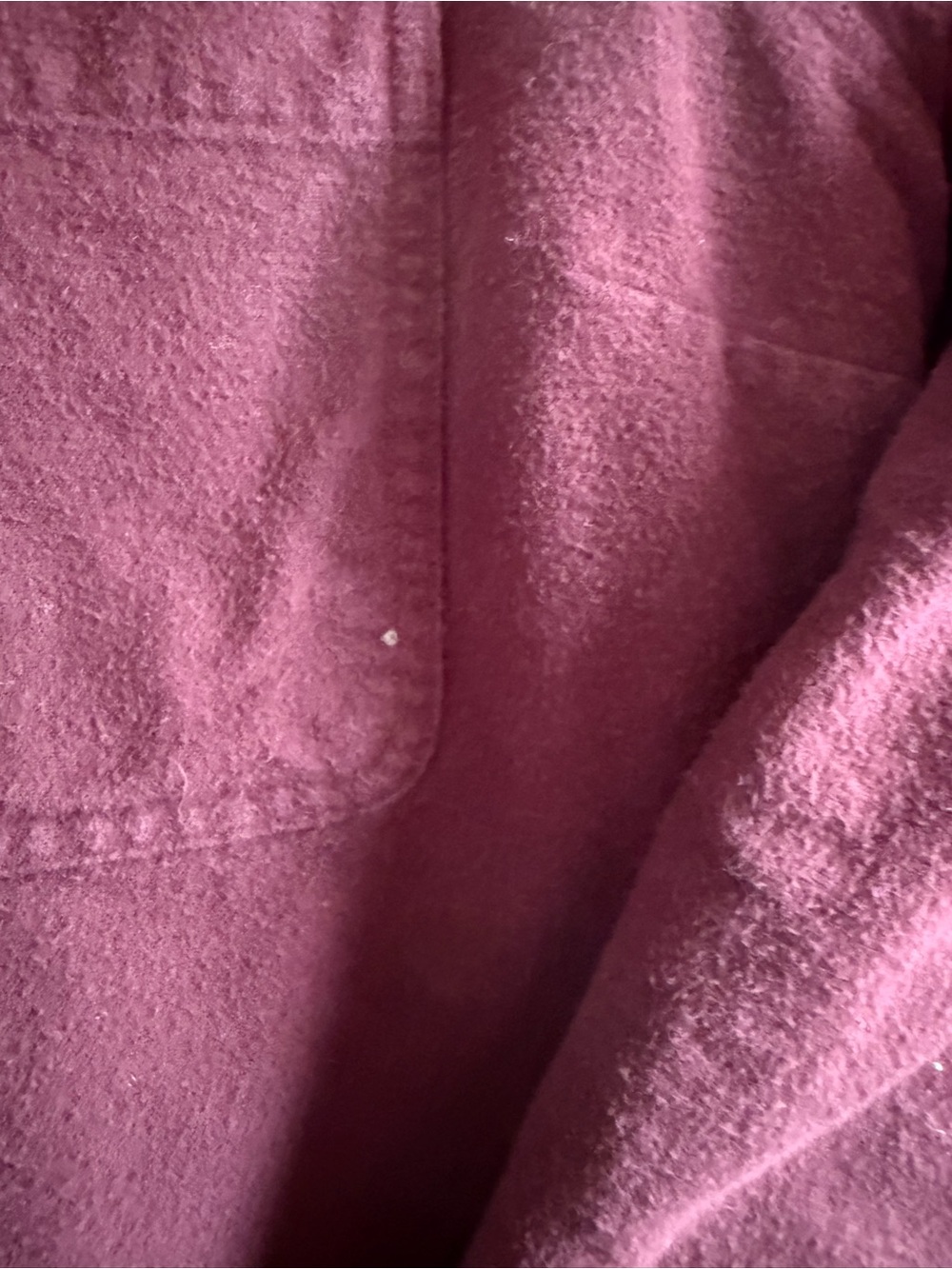 Vintage L.L. Bean Maroon Sherpa-Lined Barn Jacket - Picture 6 of 12